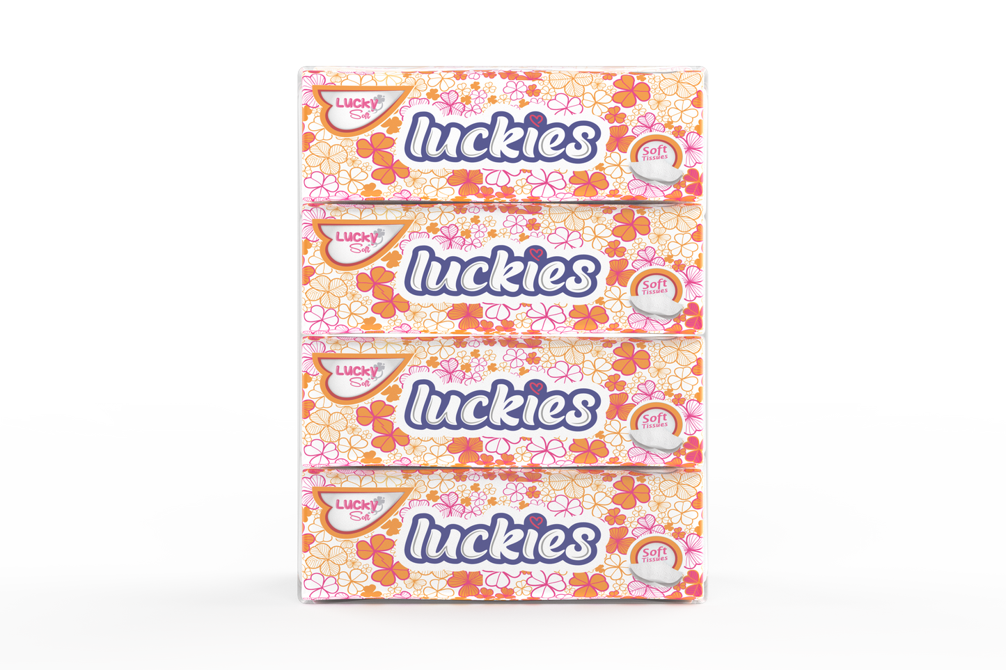 LUCKIES FACIAL TISSUES (420g)