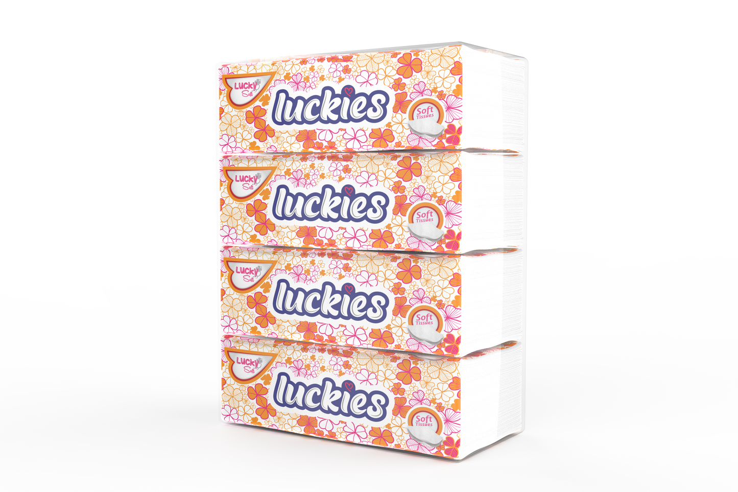 LUCKIES FACIAL TISSUES (420g)