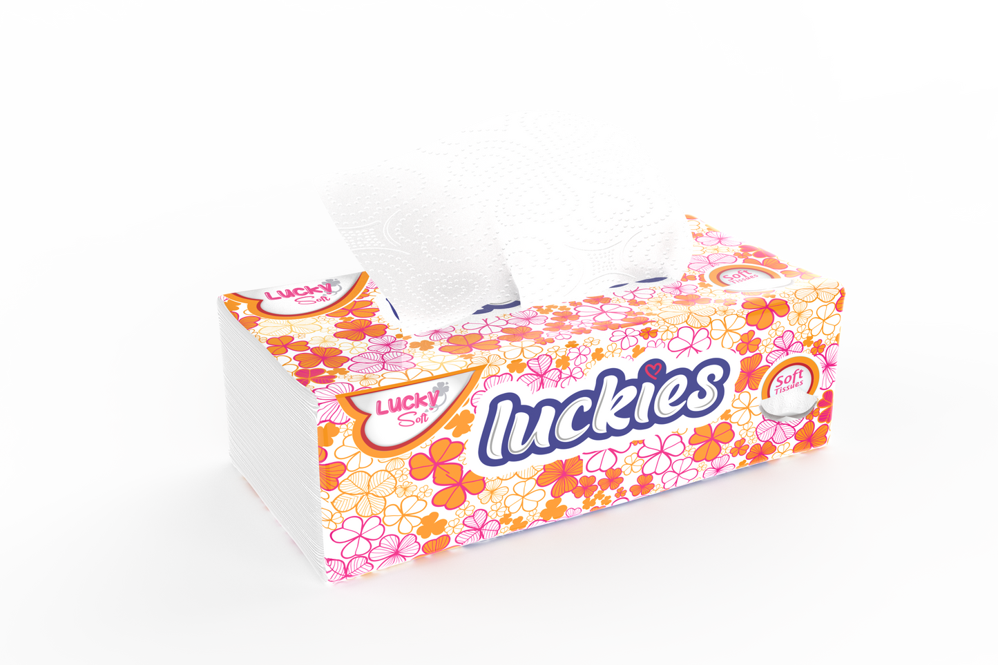 LUCKIES FACIAL TISSUES (420g)