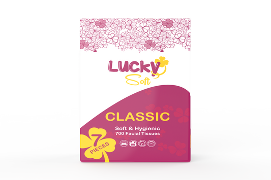 LUCKY SOFT CLASSIC FACIAL TISSUES (700g)
