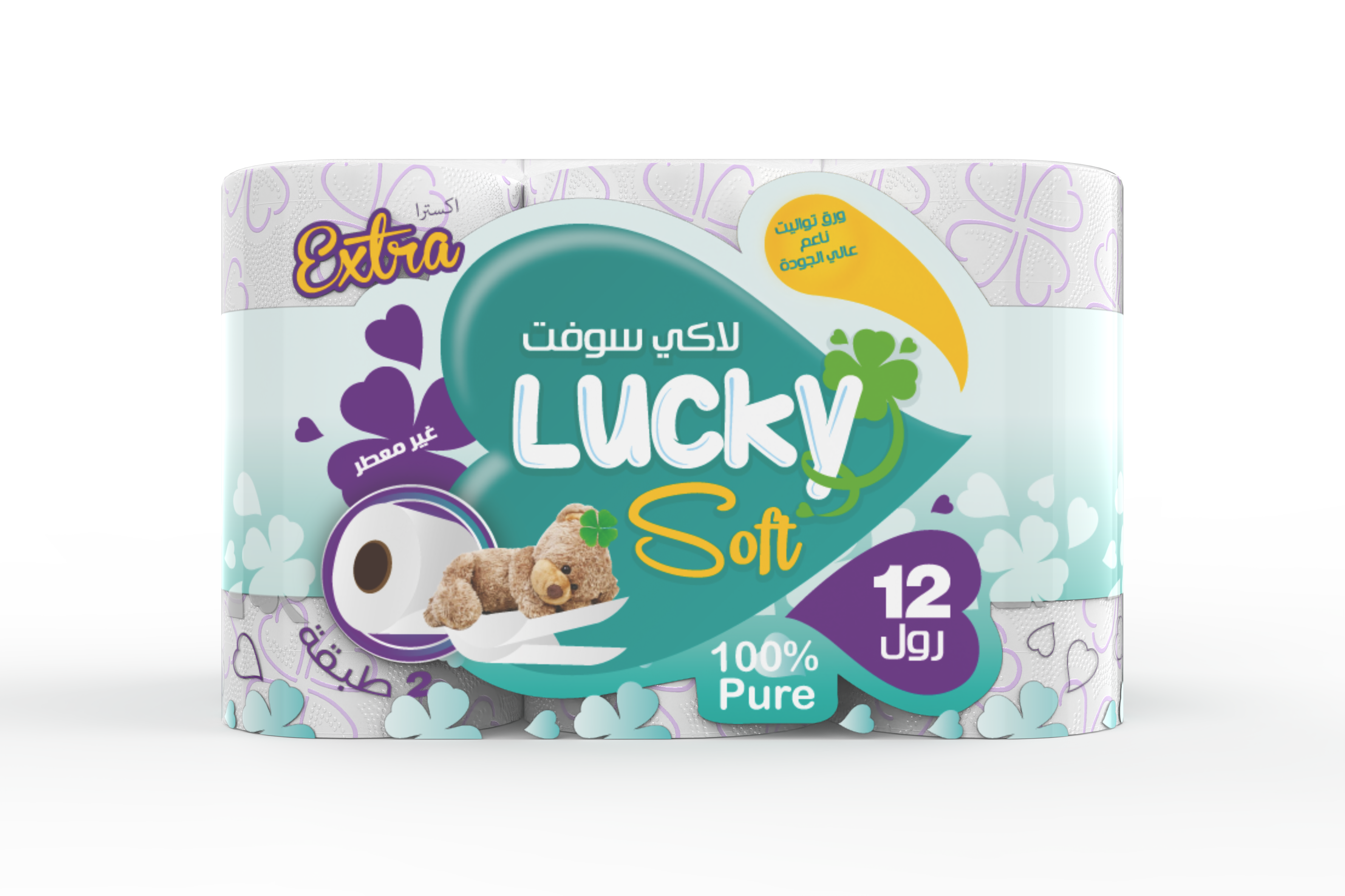 Extra Locky Extra LUCKY SOFT 12 ROLLS – Arab Eastern co. For Hygienic Manufacturing
